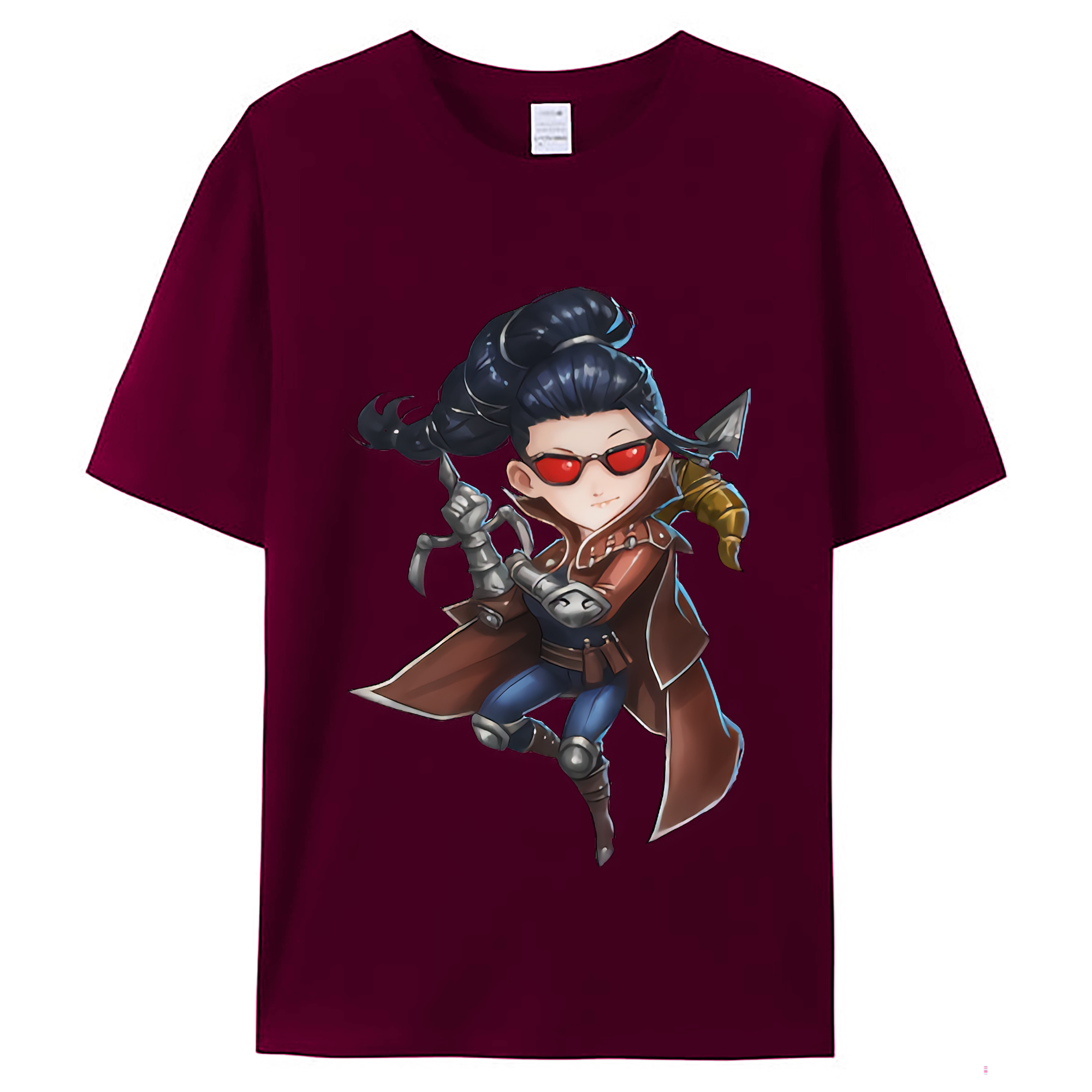 （画像用） リーグ・オブ・レジェンド League of Legends LOL レディースカジュアルプリントTシャツ（綿100％）